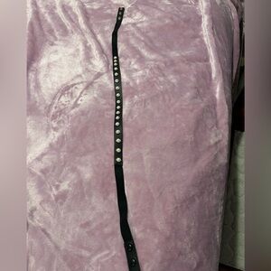 Whit House Black Pearl Studded Belt